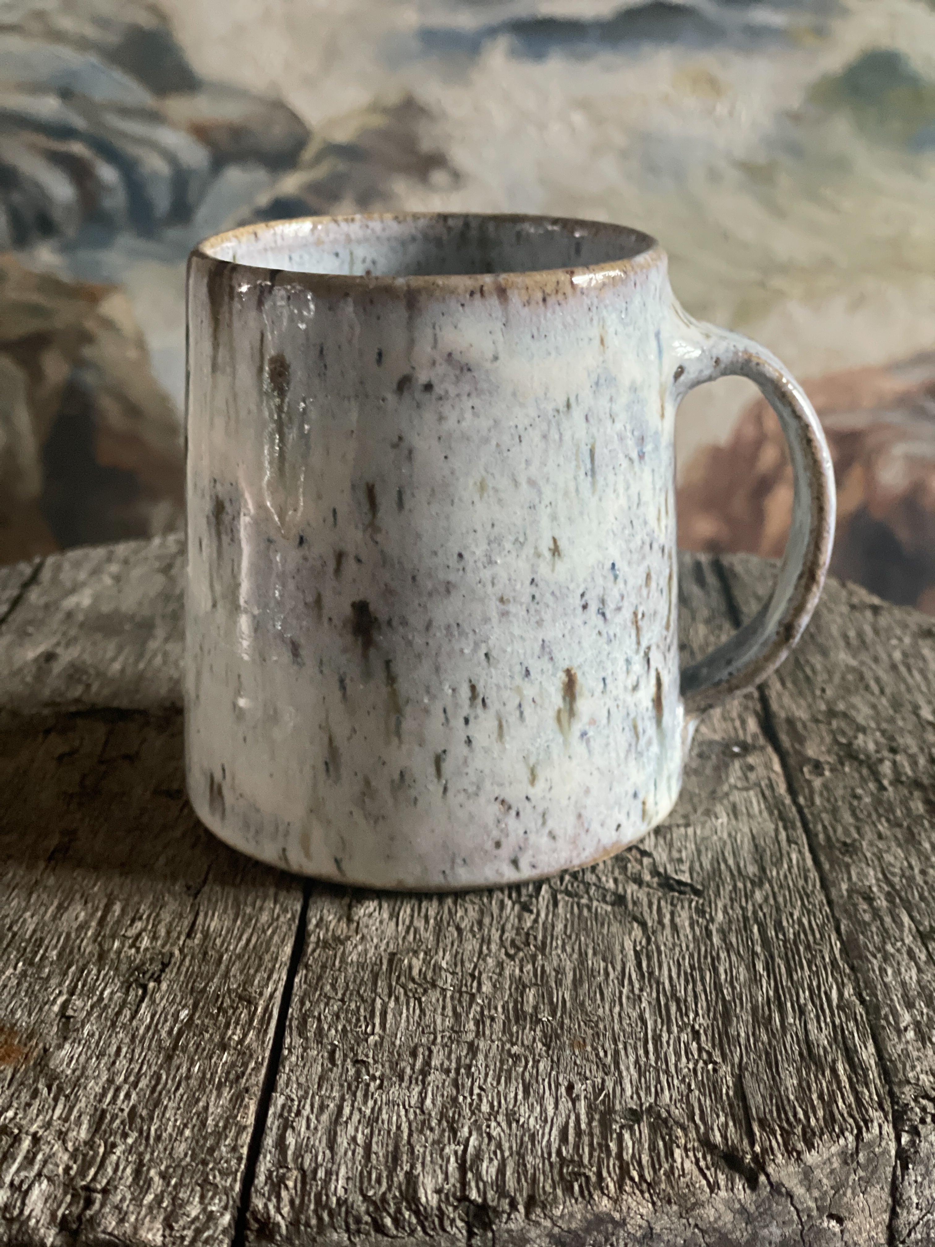 Bjørkestamme -høy kopp